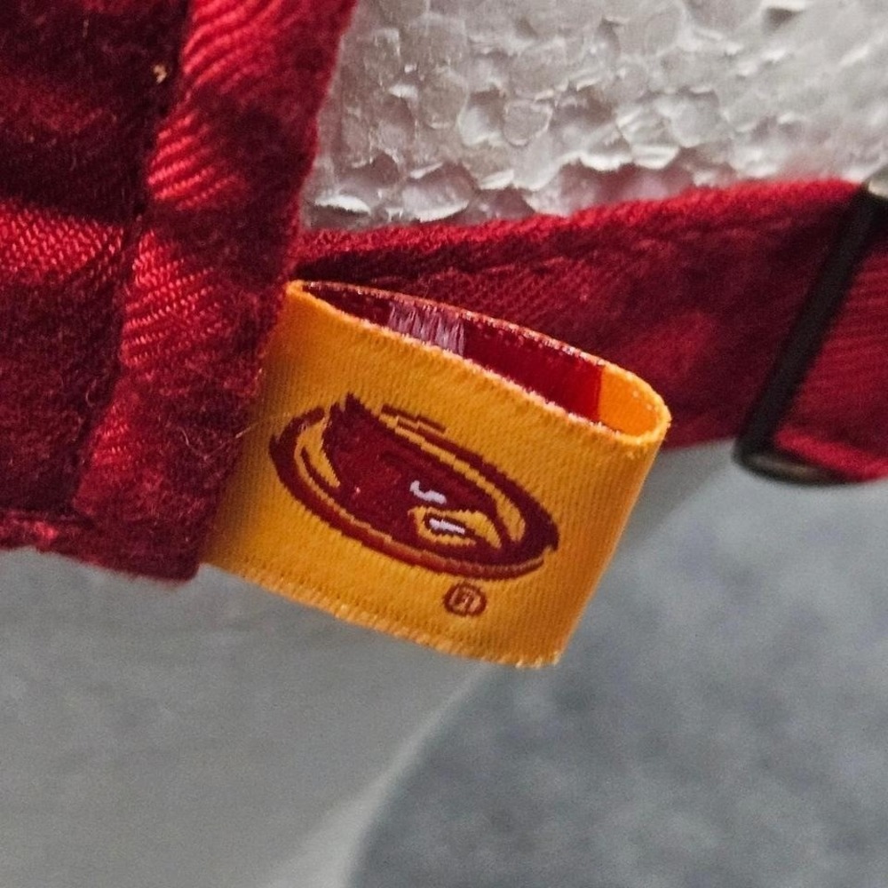 Iowa State Cyclones Hat Top of the World Red Strapback NCAA University Cap Ames - Picture 4 of 8